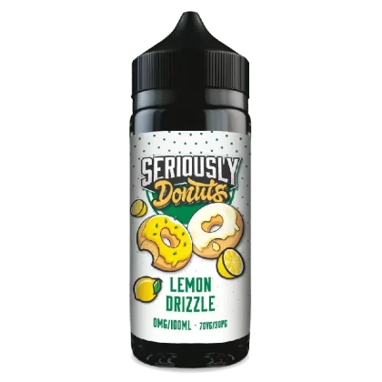 Doozy Seriously Donuts 100ml E-Liquid Shortfill Lemon Drizzle - Title#0mg