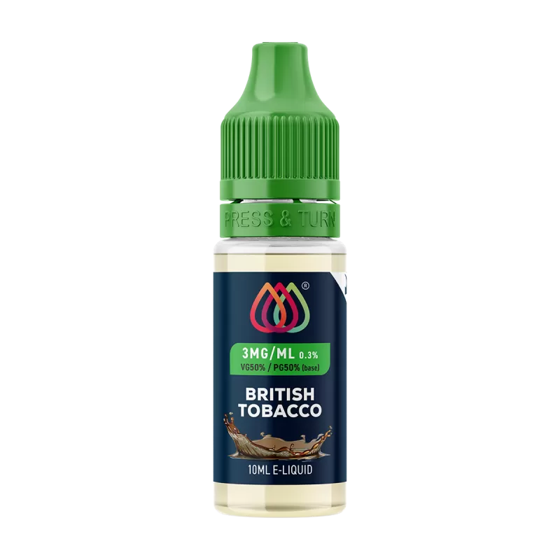 British Tobacco by Aquavape - 10ml - 18mg - Vape Product - Image 2