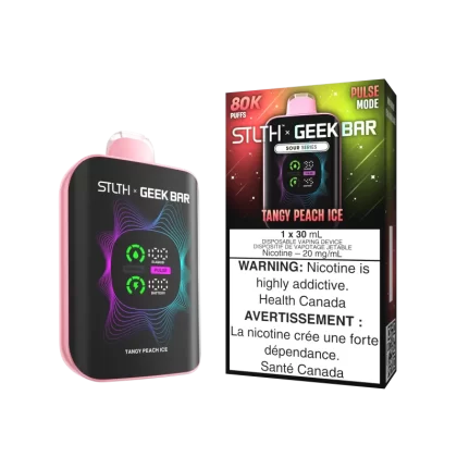STLTH x GEEK BAR - Tangy Peach Ice - 20 mg/mL (wholeseller) - Excise ON, 20 mg/mL (wholeseller) - Excise AB