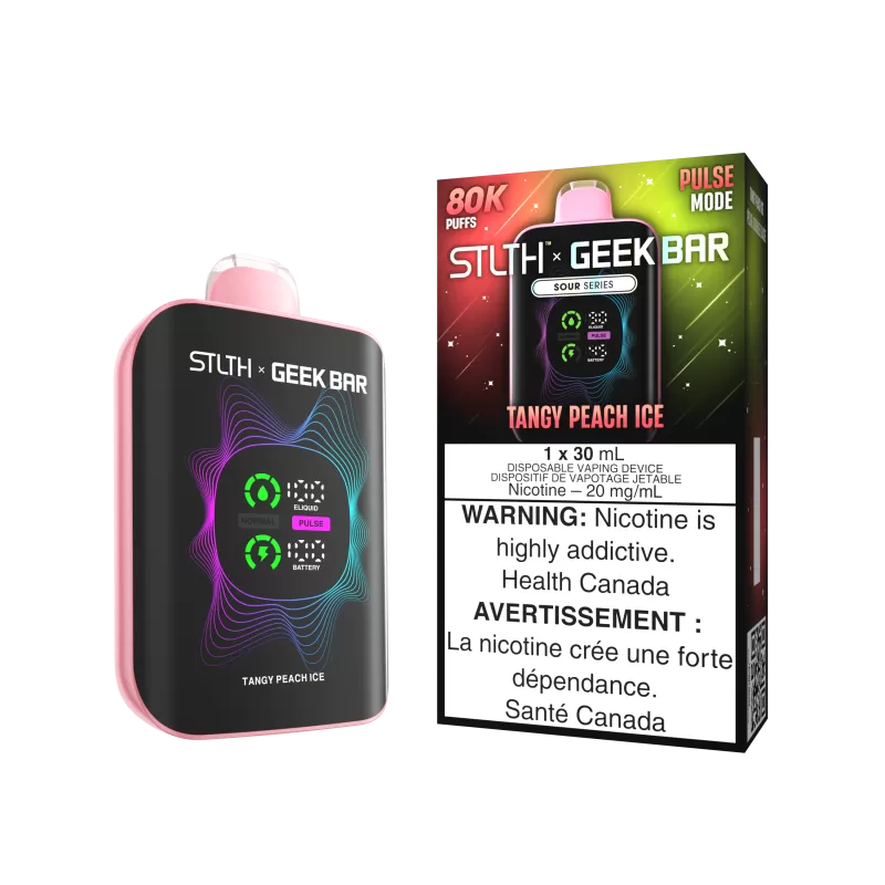 STLTH x GEEK BAR - Tangy Peach Ice - 20 mg/mL (wholeseller) - Excise ON, 20 mg/mL (wholeseller) - Excise AB
