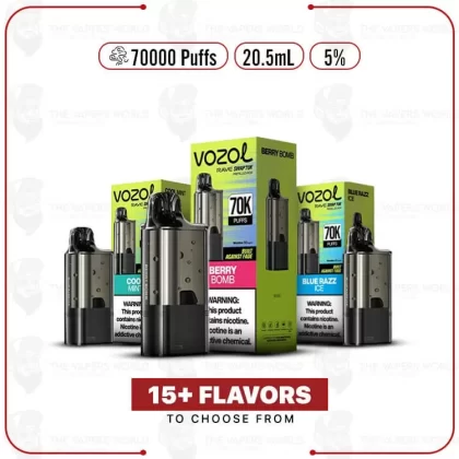 Vozol Rave Swap 70K Puff Disposable Vape - Watermelon Ice, Sour Apple Ice (1E4000)