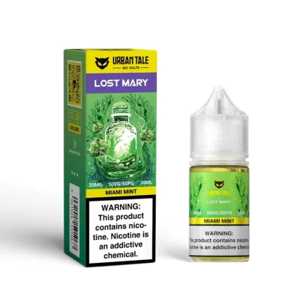 Urban Tale x Lost Mary - Miami Mint - Nic Salt 30ML E-Liquid - 50MG