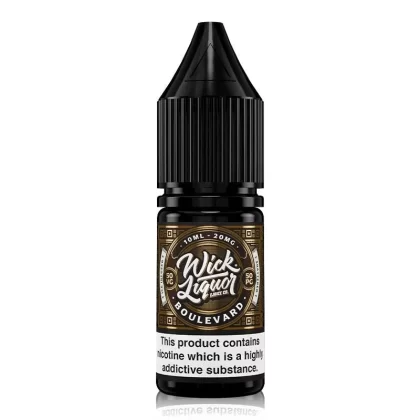 Boulevard Shattered By Wick Liquor 10ml Nic Salt - Nicotine Strength#10mg (Salt)>20mg (Salt) (592DA6)