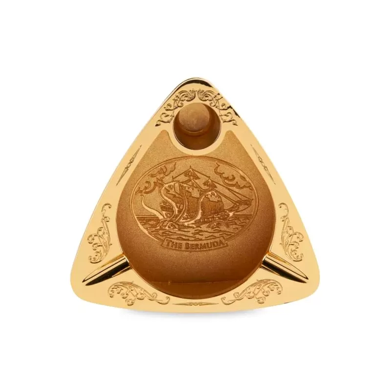 King Palm Ashtray – Bermuda – Gold