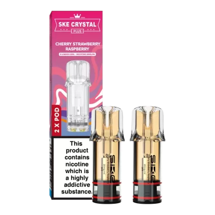 Cherry Strawberry Raspberry SKE Crystal Plus Pods - 20mg - Vape Product (5AEBE2)