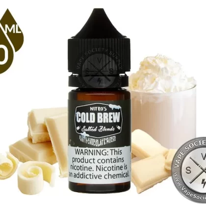 White Chocolate Mocha by Nitro’s Cold Brew Salted Blends 30ml