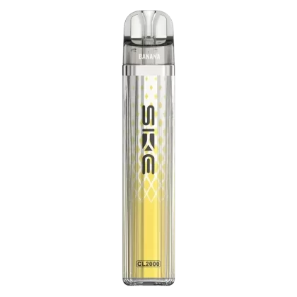 SKE Crystal CL2000 Prefilled Pod Kit - Flavour#Banana>Blueberry Raspberries>Bubble Cherry>Cherry Ice>Choc Mint>Cola Ice>Fruit Gum>Kiwi Passionfruit>Lemon Lime>Lemon Sour Fudge>Med Citrus Tar