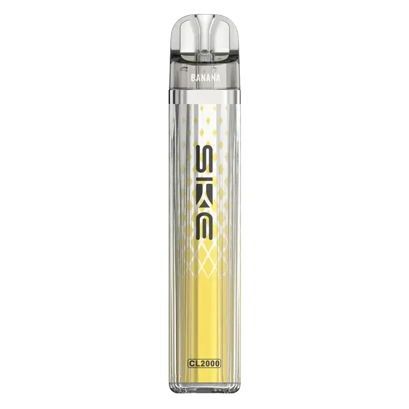 SKE Crystal CL2000 Prefilled Pod Kit - Flavour#Banana>Blueberry Raspberries>Bubble Cherry>Cherry Ice>Choc Mint>Cola Ice>Fruit Gum>Kiwi Passionfruit>Lemon Lime>Lemon Sour Fudge>Med Citrus Tar