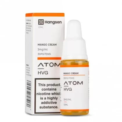 Hangsen 70VG Mango Cream E Liquid – Atom HVG Series (10ml)