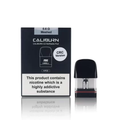 Uwell Caliburn G3 Refillable Pods - Resistance#0.6 Meshed>0.9 Meshed