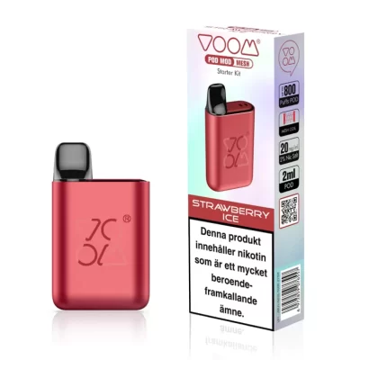 Voom Pod Mod Starter Kit – Strawberry Ice Ink. – Pod System