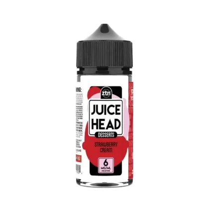 Strawberry Cream Dessert E-Liquid by Juice Head - Size#100ml~Nicotine#3MG>6MG