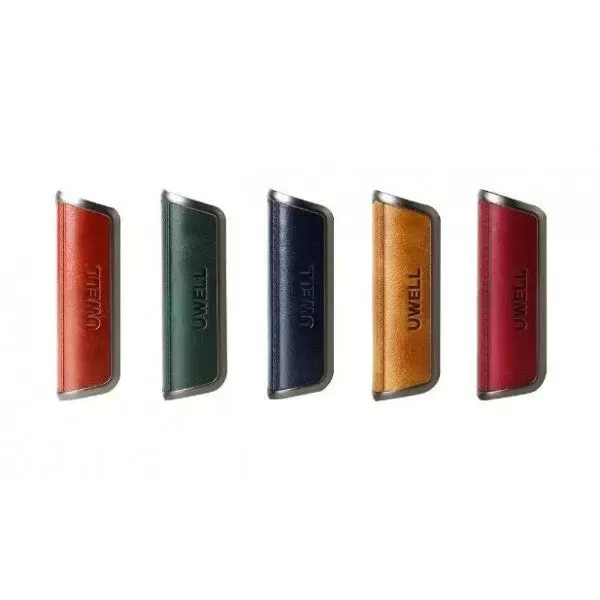 Uwell Aeglos P1 Battery Cover - colour#Olive Green>Wine Red>Dark Blue>Saddle Tan>Reddish Brown (3CB55D)