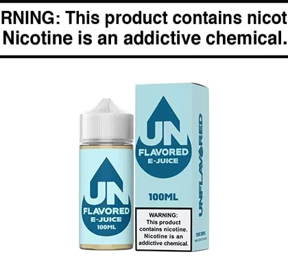 UNFLAVORED BY UNFLAVORED 100ML - Vapejuice