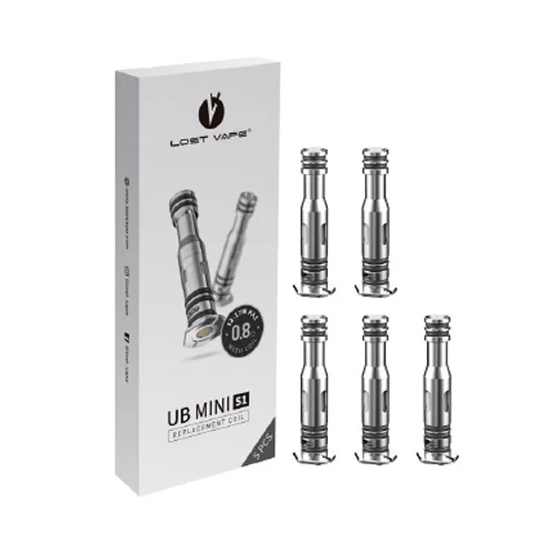 Lost Vape UB Mini Coil for Orion Mini Kit / Ursa Pro Kit / Ursa Nano Pro Kit / Orion Art Kit / Ursa Nano S / Ursa Art Kit / Ursa Baby Pro Kit (5pcs/pack) - S3 0.6ohm