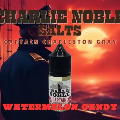 Charlie Noble Salts – Captain Charleston Gray Flavored Synthetic Nicotine Solution