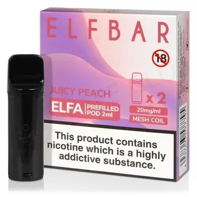 Juicy Peach Elf Bar Elfa Prefilled Pod - Ecigpremium