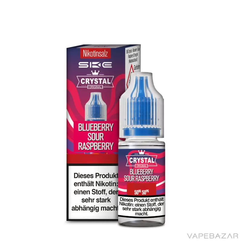SKE Crystal Liquid – Blueberry Sour Raspberry - 10mg/ml, 20mg/ml; Himbeere, Blaubeere - Image 3