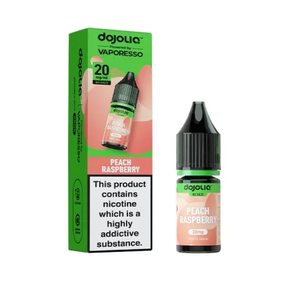 Peach Raspberry Nic Salt E-Liquid by Vaporesso Dojoliq - 20 mg - High Strength
