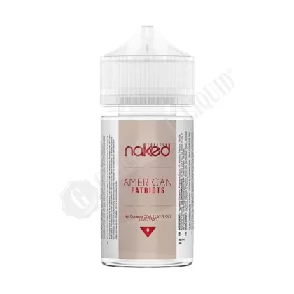 American Patriots by Naked 100 - Size#50ml~Nicotine Strength#0mg~Add Nicotine Shot For#0mg>3mg>6mg