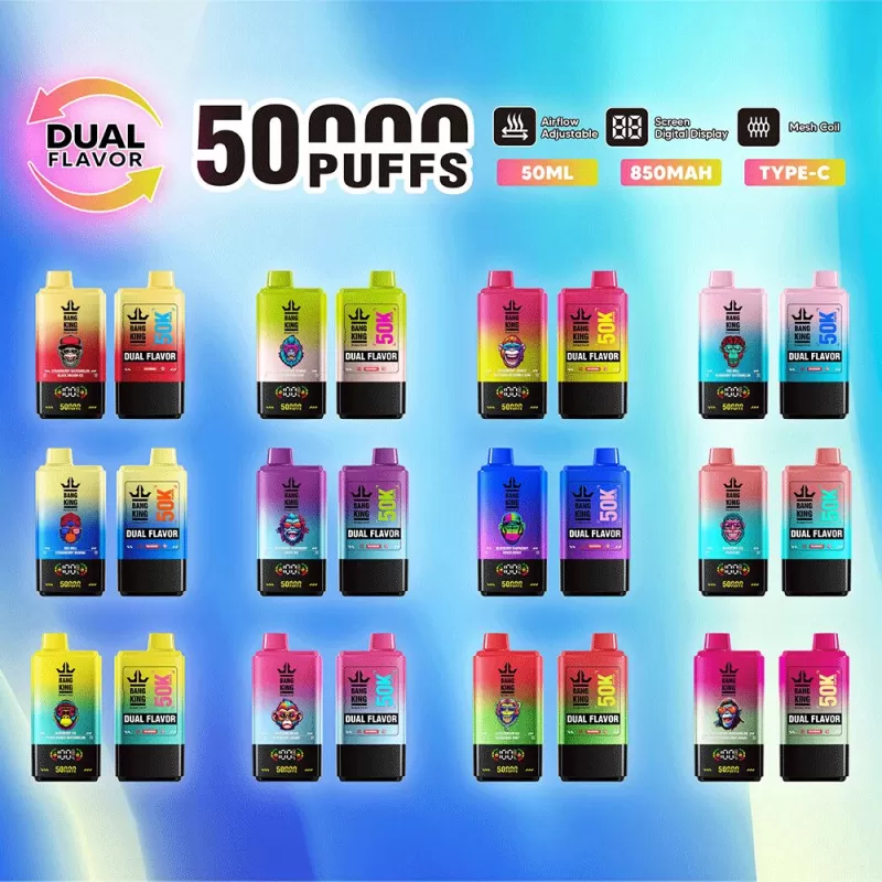 Bang King 50K Double Taste Disposable Vape - Vapeq10 - Image 2