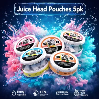 Juice Head Pouches 5pk - Vapeciga
