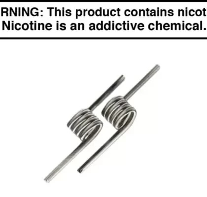 UNKWN GLITCH G-COIL PREMADE COILS (2 PACK) - 2.5mm 4 Wrap 0.3-0.34ohm, 3.0mm 4 Wrap 0.33-0.37ohm