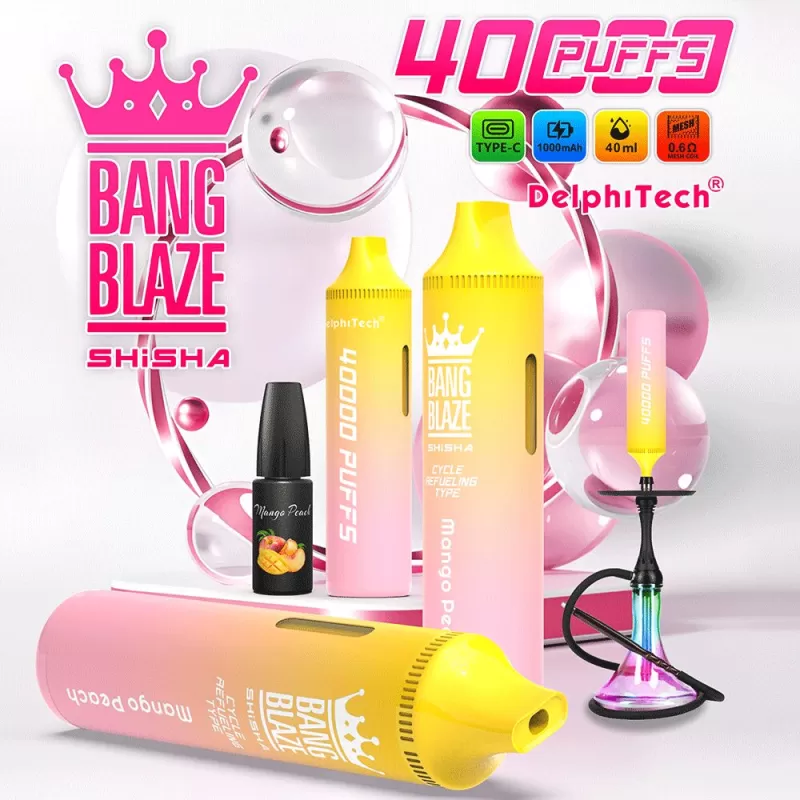 Bang Blaze 40K Refillable Shisha Disposable Vape - Vapeq10