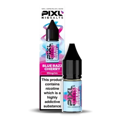 Blue Razz Cherry PIXL Nic Salt E-Liquid – 10mg & 20mg | 10ml Bottle | 5 or 10 Pack Options