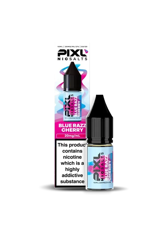 Blue Razz Cherry PIXL Nic Salt E-Liquid – 10mg & 20mg | 10ml Bottle | 5 or 10 Pack Options