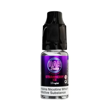 Strawberry Ice Nic Salt E-Liquid Bar Salts Series by Vampire Vape (10ml) - 10mg