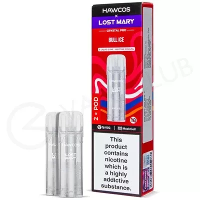 Bull Ice Hawcos x Lost Mary Crystal Pro Prefilled Pods - Ecigpremium