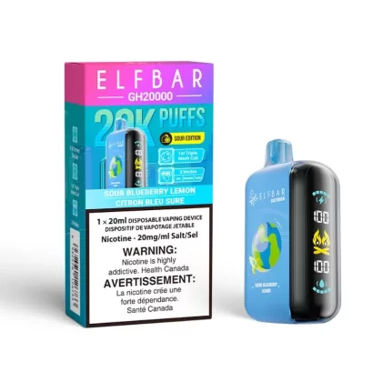 Elf Bar GH 20K Sour Blueberry Lemon Disposable Vape