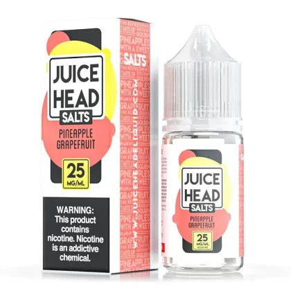 JUICE HEAD SALTS – PINEAPPLE GRAPEFRUIT 30ML - Vape Product, Vape Product (2F3AD0)