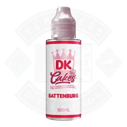Donut King Cake – Battenburg 0mg 100ml Shortfill - Eliquidsupply