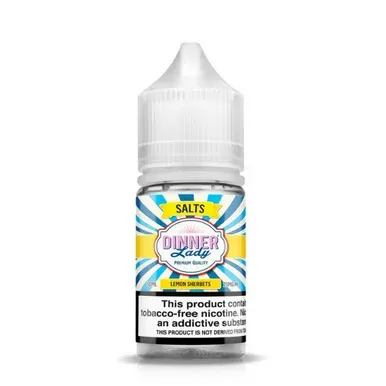 Lemon Sherbets by Dinner Lady Tobacco-Free Nicotine Salt Series E-Liquid