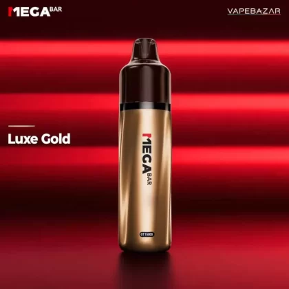 MegaBar GT15000 Pod System – Luxe Gold - 1400 mAh / MEGABAR