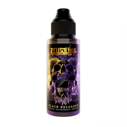 Zeus Juice Black Reloaded 100ml Short Fill E Liquids - Vapourdays Co