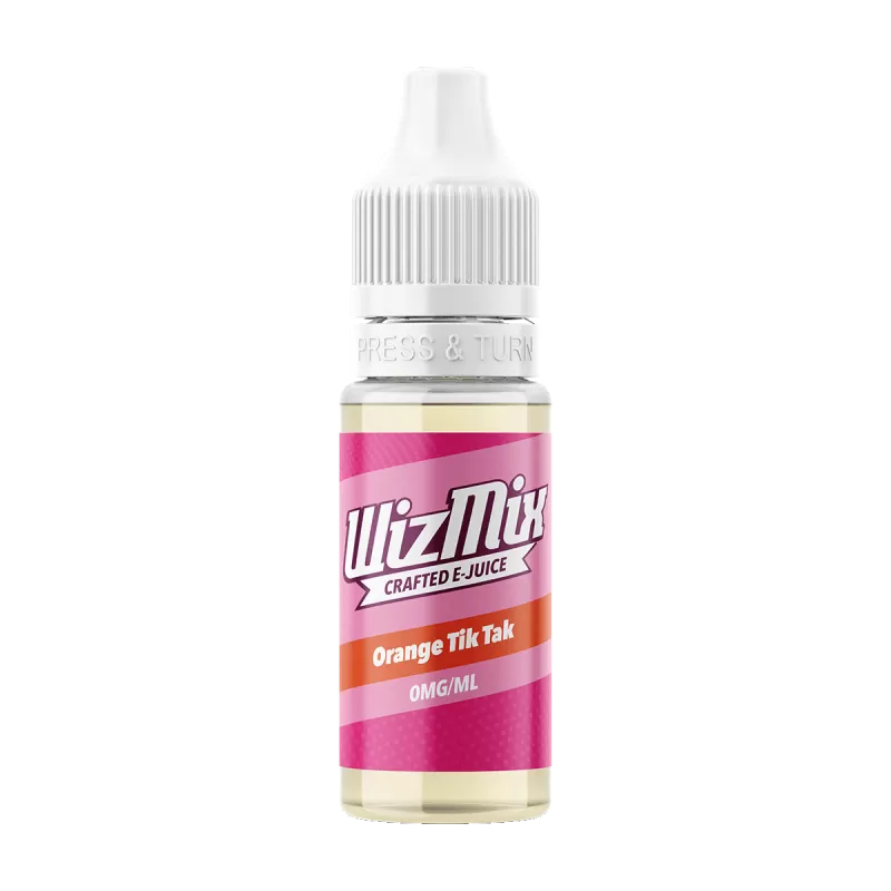 Wizmix Orange Tik-Tak - 10ml - 6mg - Vape Product (3FA633)
