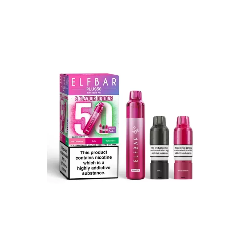 ELF BAR Plus 50 Prefilled Pod Kit Summer Edition - Strength#20mg (17AC6F)