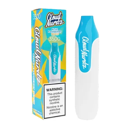 Blue Raspberry Peach Disposable Pod (3500 Puffs) by Cloud Nurdz Disposables - Vape Product, Vape Product (A323A4)