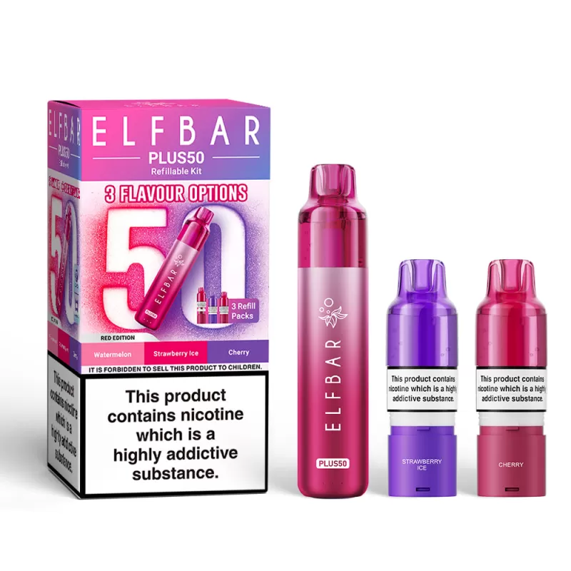 Elf Bar Plus 50 Prefilled Pod Kit - Summer Edition - Image 3