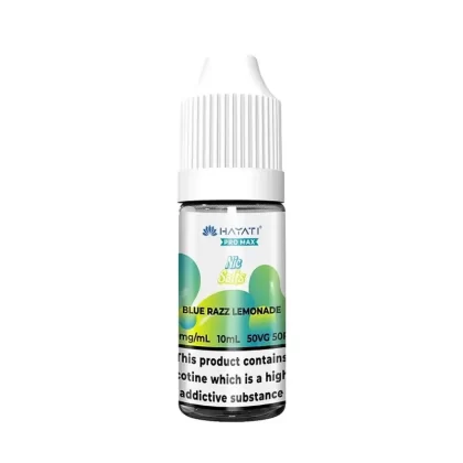 Hayati Pro Max Blue Razz Lemonade Nic Salt E Liquid - Nicotine Strength#20mg>10mg