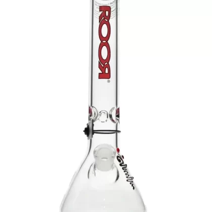 14″ ROOR Red Black 45x5mm Beaker Bong