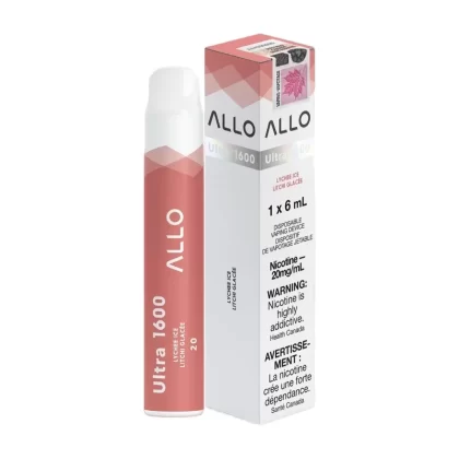 ALLO Ultra 1600 Disposable Vape – Lychee Ice