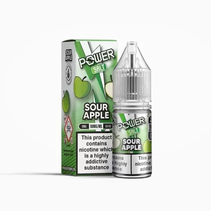 JNP Power Salts Sour Apple E Liquid 10ml - Nicotine Strength#20mg>10mg