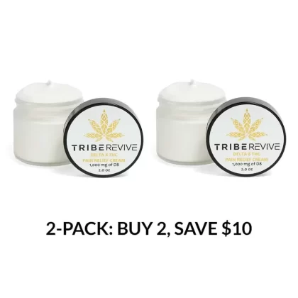 TribeTokes 2-Pack Delta 8 THC Pain Relief Cream | Save $10 - Vape Store
