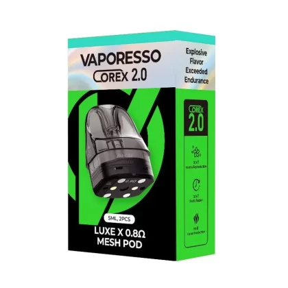 Vaporesso LUXE X Pods 2pk - 0.3ohm Mesh Corex 2.0 - Vapeciga