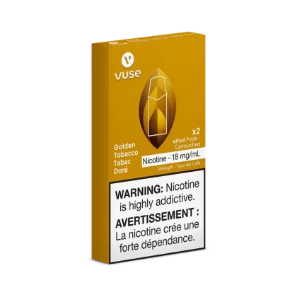 Vuse Pods Golden Tobacco - Strength#20 MG>18 MG