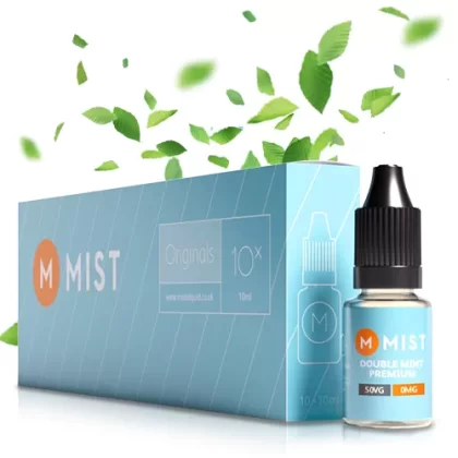 Double Mint Premium E Liquid (10x10ml) - LOW 6mg